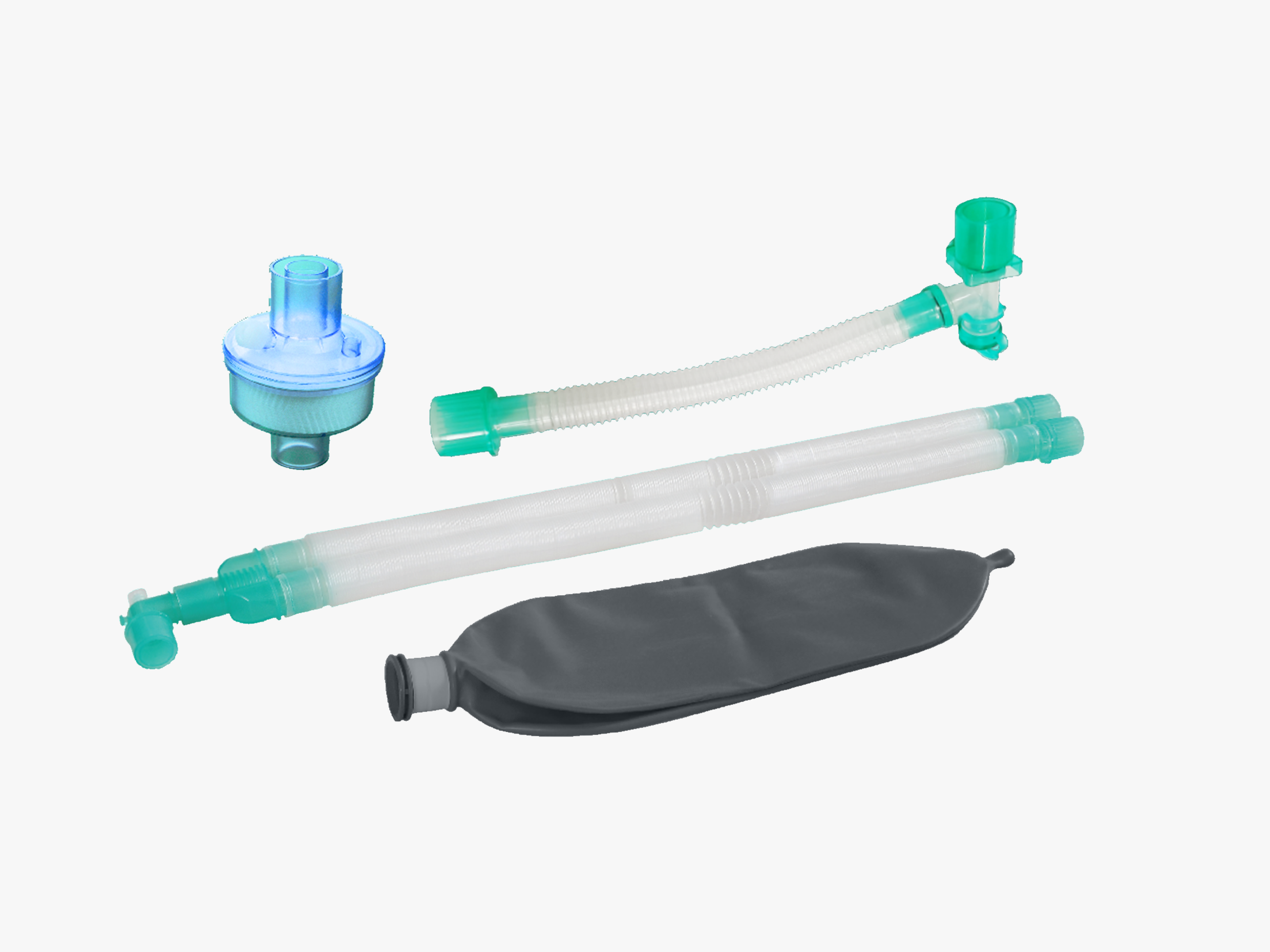 Respiratory anesthesia circuit